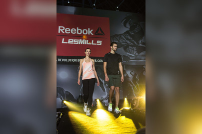 Le Grand Palais, transformé en salle de fitness géante