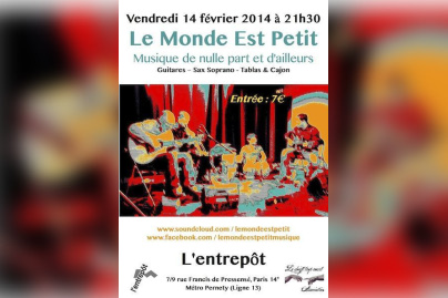 Concert latino-balkano-indien (guitares-tablas-sax)