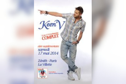 Keen'V en concert au Zénith de Paris en 2014