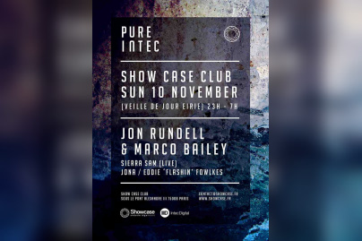 Pure Intec au Showcase avec Jon Rundell & Marco Bailey