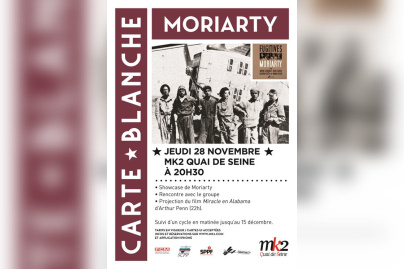 Moriarty et Saint Michel en carte blanche au MK2 Quai de Seine 