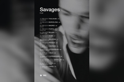 Savages en concert à la Gaîté Lyrique de Paris en 2014
