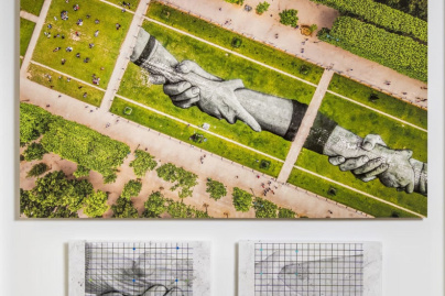 Saype : Timeshot, l'expo du street artiste à la galerie Danysz