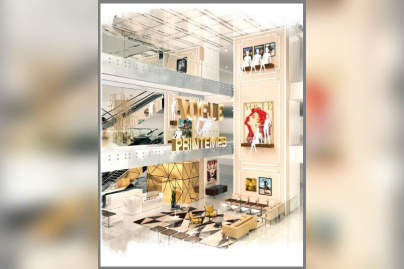 Café éphémère Vogue au Printemps Haussmann