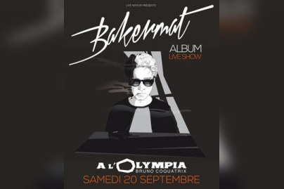 Bakermat à l’Olympia de Paris en septembre 2014