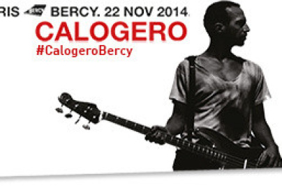 Calogero en concert à Paris Bercy en novembre 2014