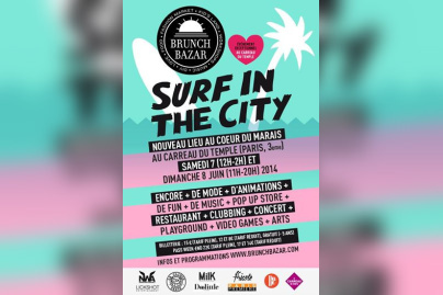 Brunch Bazar au Carreau du Temple : Surf in the City 