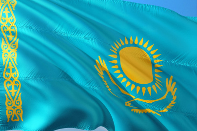 Kazakhstan drapeau
