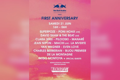 Red Bull Studios First Anniversary au Wanderlust