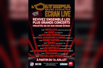 Olympia Écran live : retransmission de concerts de légende sur grand écran