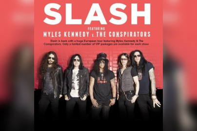 Slash feat. Myles Kennedy And The Conspirators en concerts au Zénith de Paris en 2014