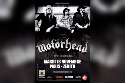 Motörhead en concert au Zénith de Paris en novembre 2014