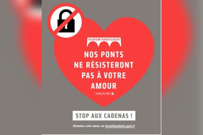 Ponts de Paris : des selfies pour chasser les cadenas 