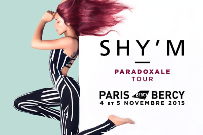 Shy'm en concerts à Paris Bercy en novembre 2015