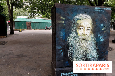 Street art : C215 réalise 11 portraits de figures célèbres dans le quartier de la Plaine Monceau