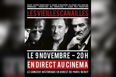 Les Vieilles Canailles : retransmission du concert en direct au cinéma