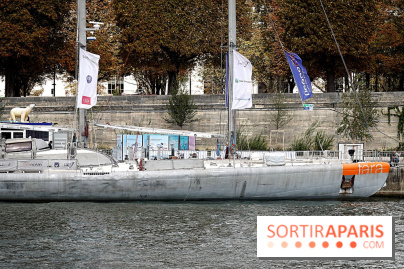La goélette Tara amarrée à Paris : visites à bord et exposition à quai pour une plongée en Arctique