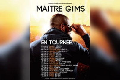 Maître Gims en concert à Paris Bercy en décembre 2015
