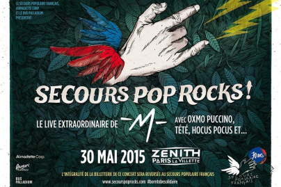 Secours Pop Rocks au Zénith de Paris avec -M-