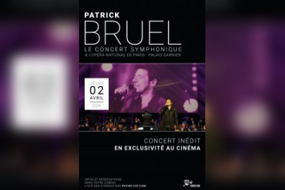 Patrick Bruel en concert Symphonique : retransmission au cinéma le 2 avril 2015