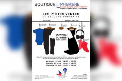 Les P’Tites Ventes du Secours Populaire 