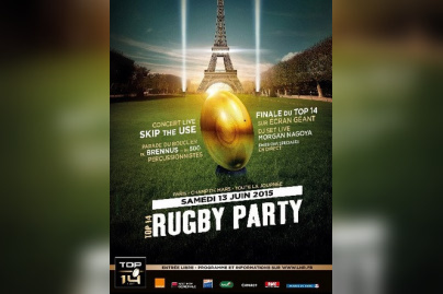 TOP 14 Rugby Party au Champ de Mars à Paris