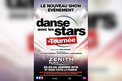 Danse avec les stars au Zénith de Paris en janvier 2016