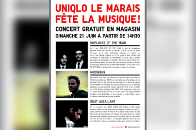 Uniqlo-Le Marais fête la musique 2015