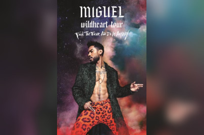 Miguel en concert à l’Olympia de Paris en octobre 2015