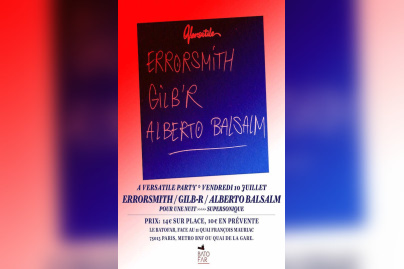 Versatile Party au Batofar avec Errorsmith