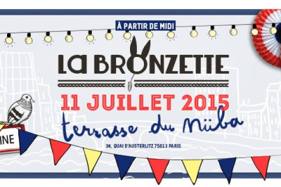La Bronzette, saison 2015, sur la terrasse du Nüba