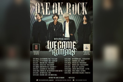 One Ok Rock en concert à l’Olympia de Paris en décembre 2015
