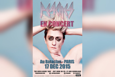 Peaches en concert au Bataclan de Paris en décembre 2015