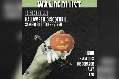 Halloween 2015 au Wanderlust : Discothrill