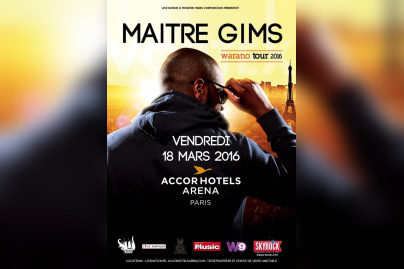 Maitre Gims en concert à l’AccorHotels Arena de Paris en 2016