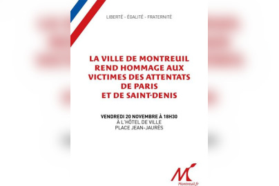 Montreuil rend hommage aux victimes des attentats 
