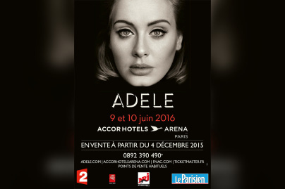 Adele en concerts à l’AccorHotels Arena de Paris 2016