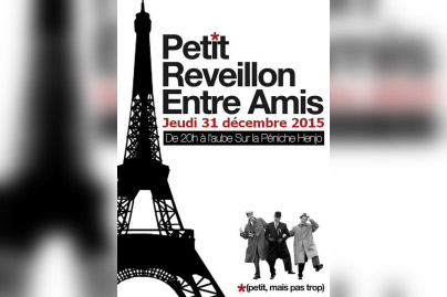 Réveillon du nouvel an 2016 : Petit Réveillon entre amis à la Péniche Henjo