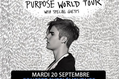 Justin Bieber en concerts à Bercy Paris en 2016