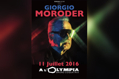 Giorgio Moroder en concert à l’Olympia de Paris en juillet 2016