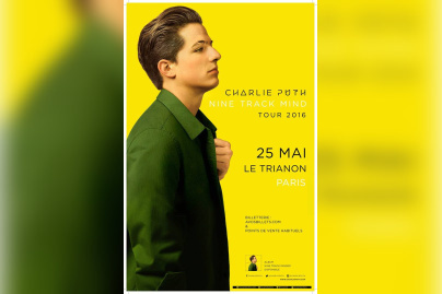 Charlie Puth en concert au Trianon de Paris en mai 2016