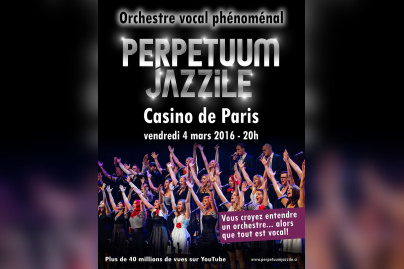 Perpetuum Jazzile en concert au Casino de Paris en mars 2016