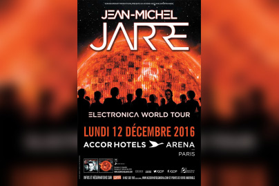 Jean-Michel Jarre en concert à l’Arena Bercy de Paris en décembre 2016