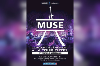 Muse en concert à la Tour Eiffel en juin 2016 ? 