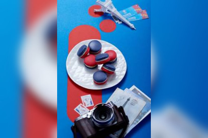 Euro 2016 : Macaron Cocorico by Eric Kayser 