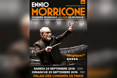 Ennio Morricone en concerts au Palais des Congrès de Paris en 2016 