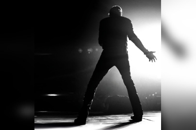 Johnny Hallyday en concert au Palais de Garnier de Paris 