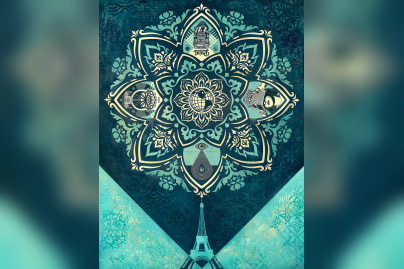 Exposition "Earth Crisis" by Shepard Fairey à la Galerie Itinerrance 