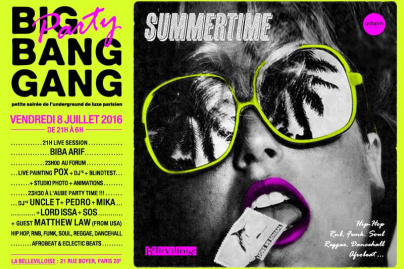 Big Bang Gang Party : Summertime à La Bellevilloise
