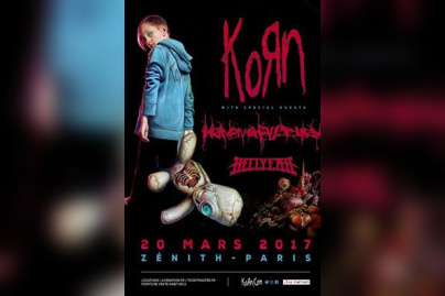 Korn en concert au Zénith de Paris en mars 2017